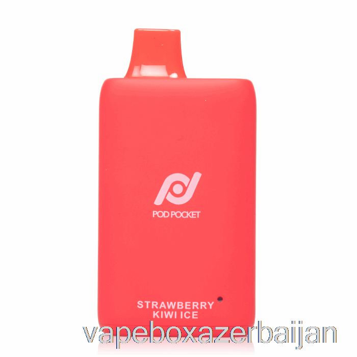 Vape Azerbaijan Pod Pocket 7500 Disposable Strawberry Kiwi Ice